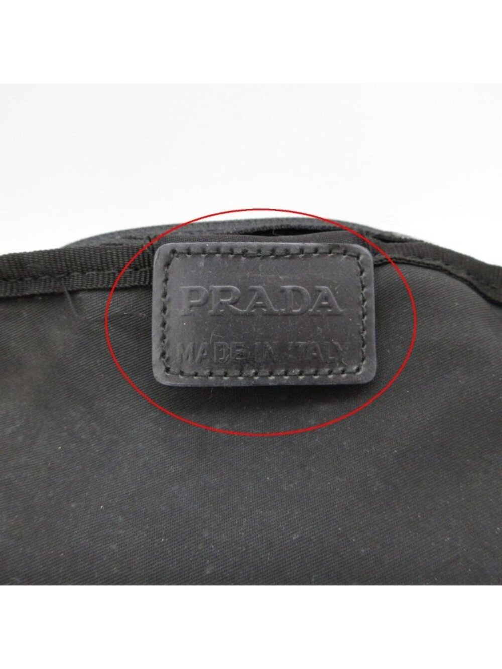 Prada Pouch Triangle Logo Nylon Mini Black - Picture 7 of 9